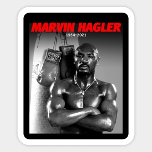 RIP marvin hagler 1954-2021 Sticker